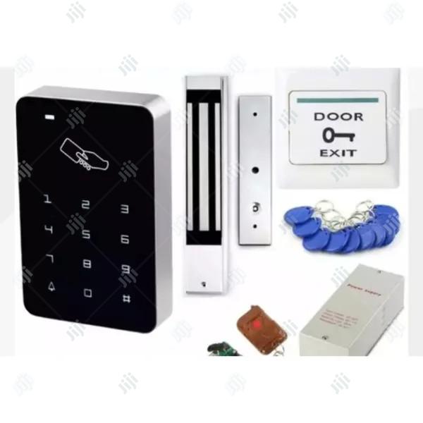 Access Control Power Box+180kg Maglock +Exit Button +10fobes