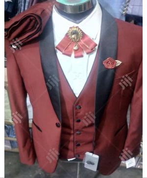 Designers Italian Wedding Suit-Whine Color
