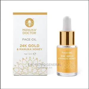 24 Karat Gold and Manuka Facial Oil for Improvement in 28 Days