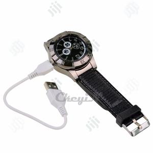 USB Charging Cigarette Genuine Leather Lighter Watch