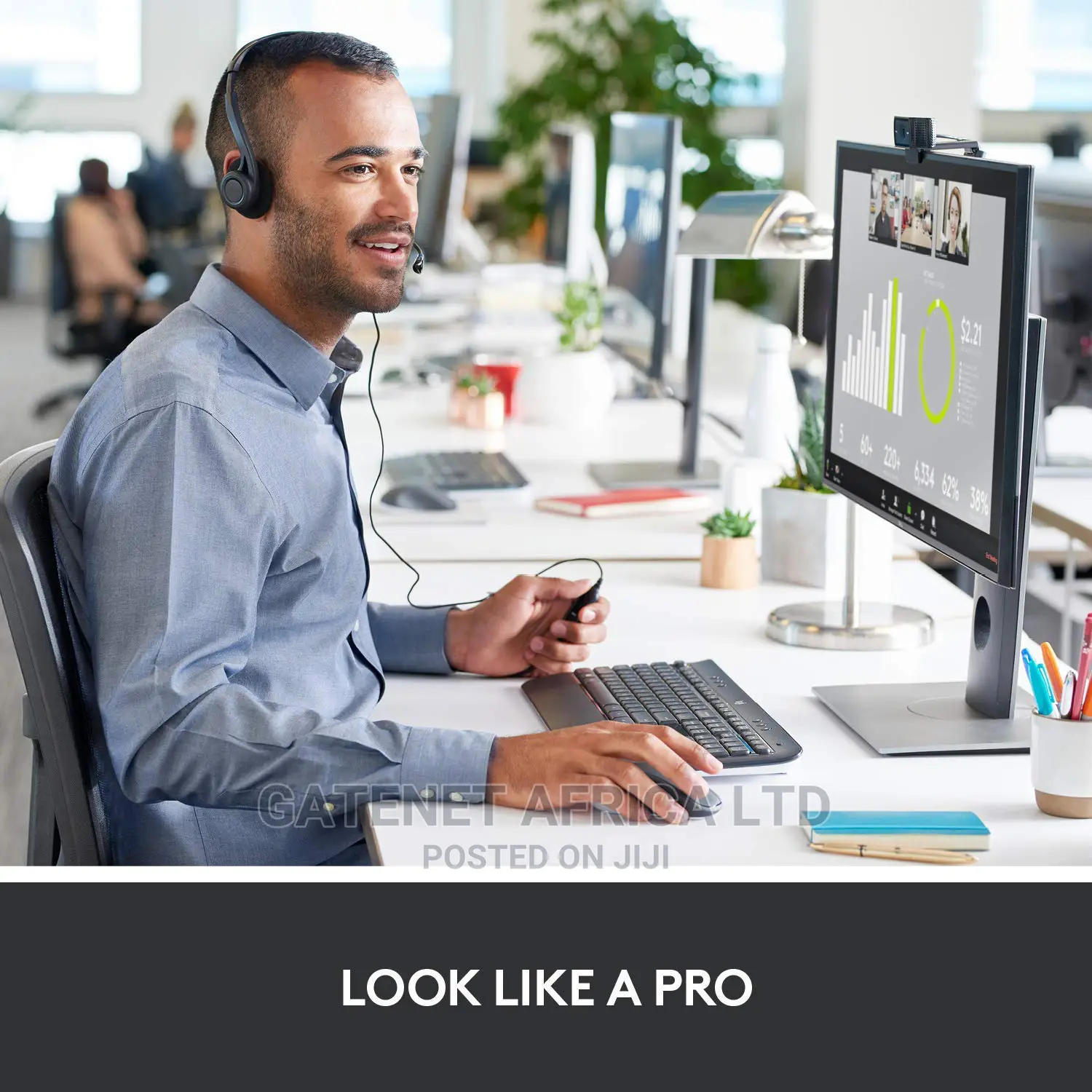 Logitech Hd Pro Webcam C920 Video Callng Recording 1080p Cam
