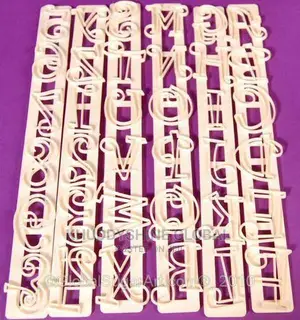 Fondant Alphabet Cutter