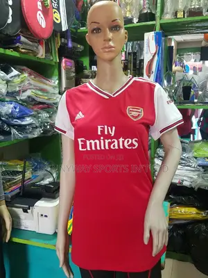 Ladies Female Arsenal Jersey With Leggings Down