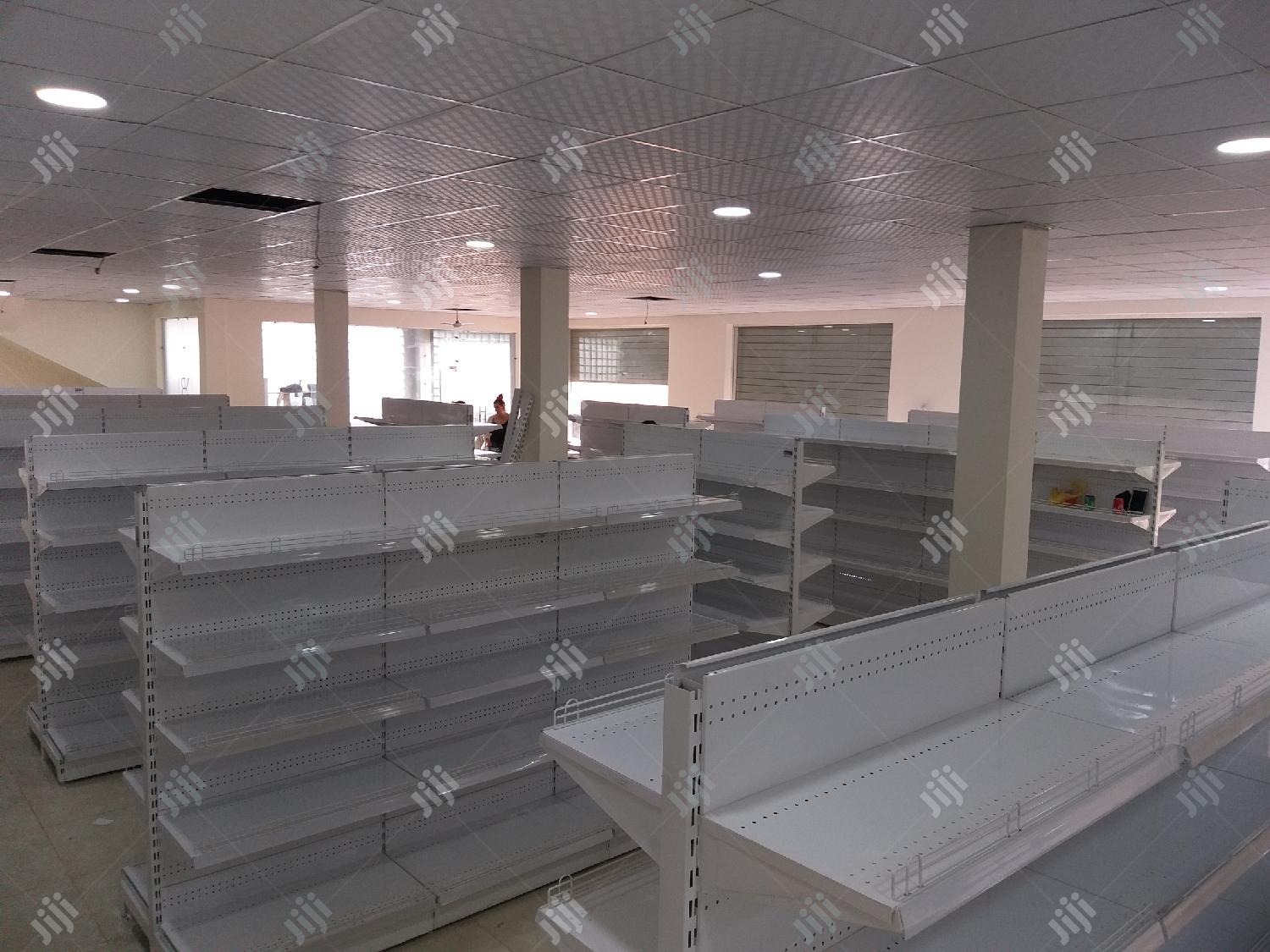 Double Sided Supermarket Shelf