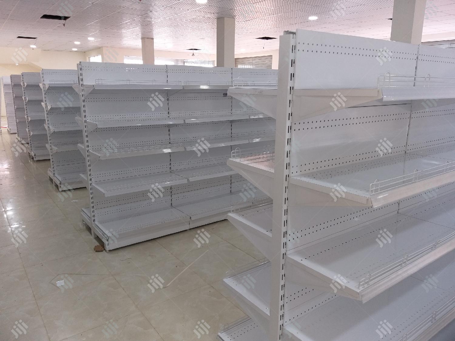 Double Sided Supermarket Shelf