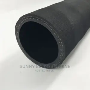 Flange Joint Wire Reinforced Rubber Hose / Corrugated Suction Hose
