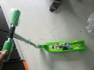 Children Riding Scooter