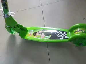 Children Riding Scooter