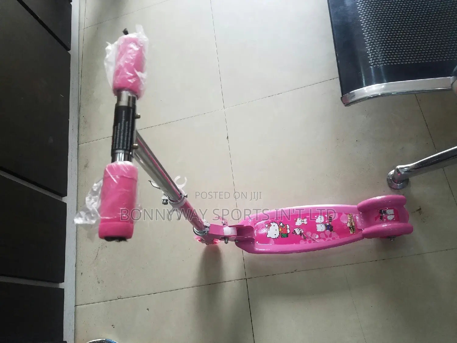 Children Riding Scooter