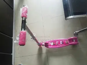 Children Riding Scooter