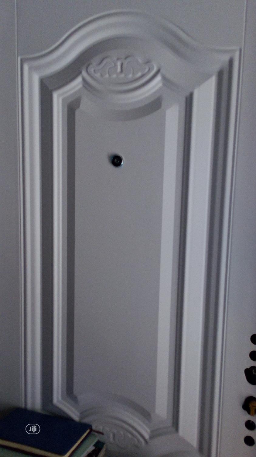 White Steel Door