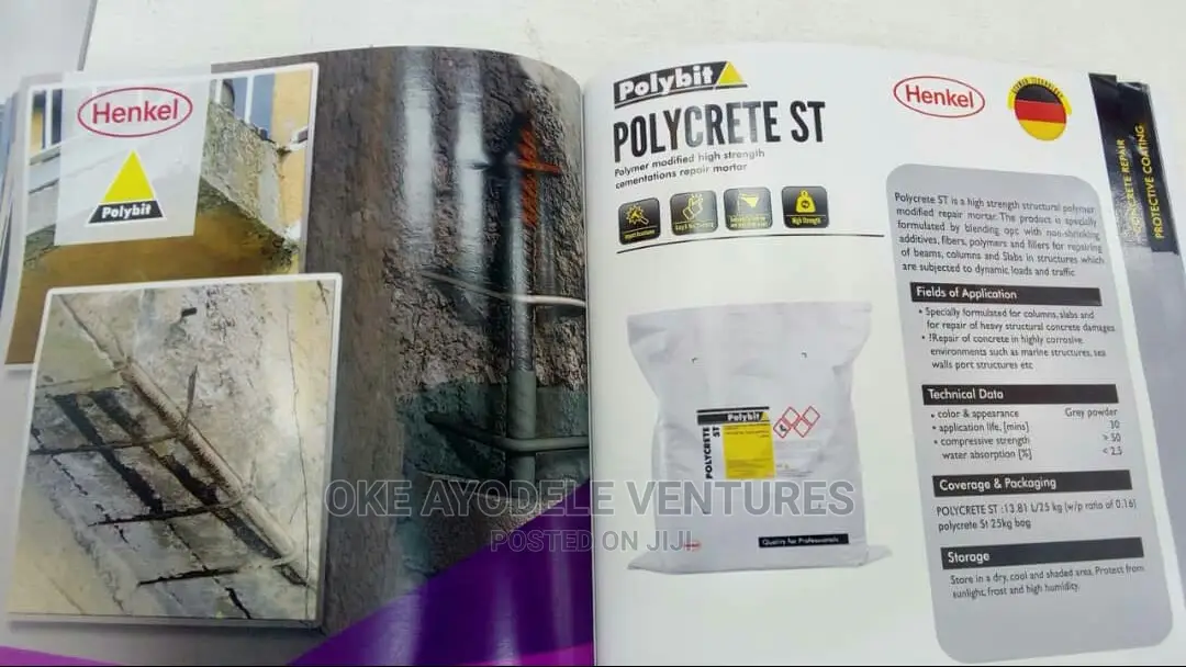 Ploycrete ST (25kg):Polymer Modified Repair Mortar