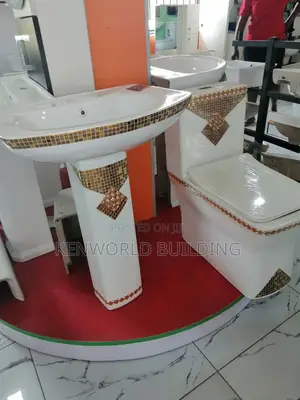 Water Closet Set With Washhand Basin