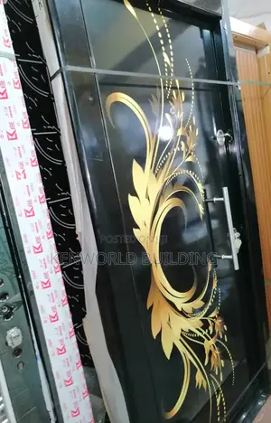 Executive Single Swing Designed Entrance Door.