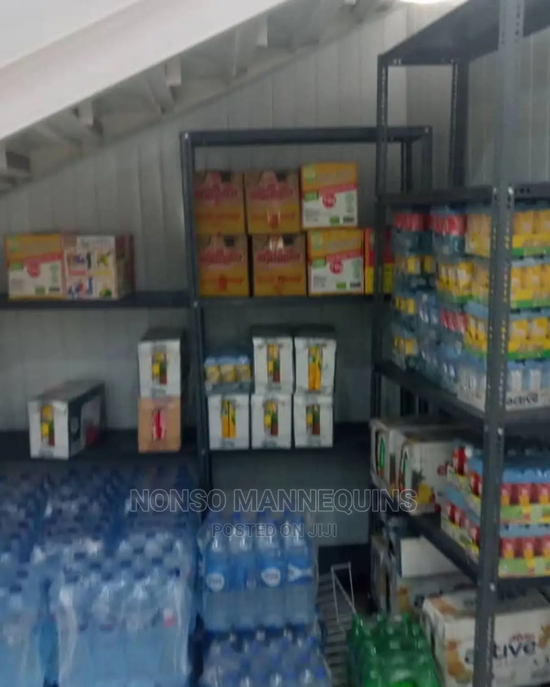 Grey Colour Angle Slotted 5 Layers Display Racks