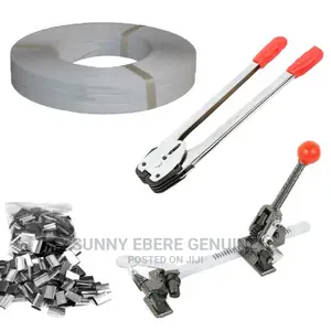 Strap Tensioner Hand Tool Machine Bundle W/ Strapping Buckles