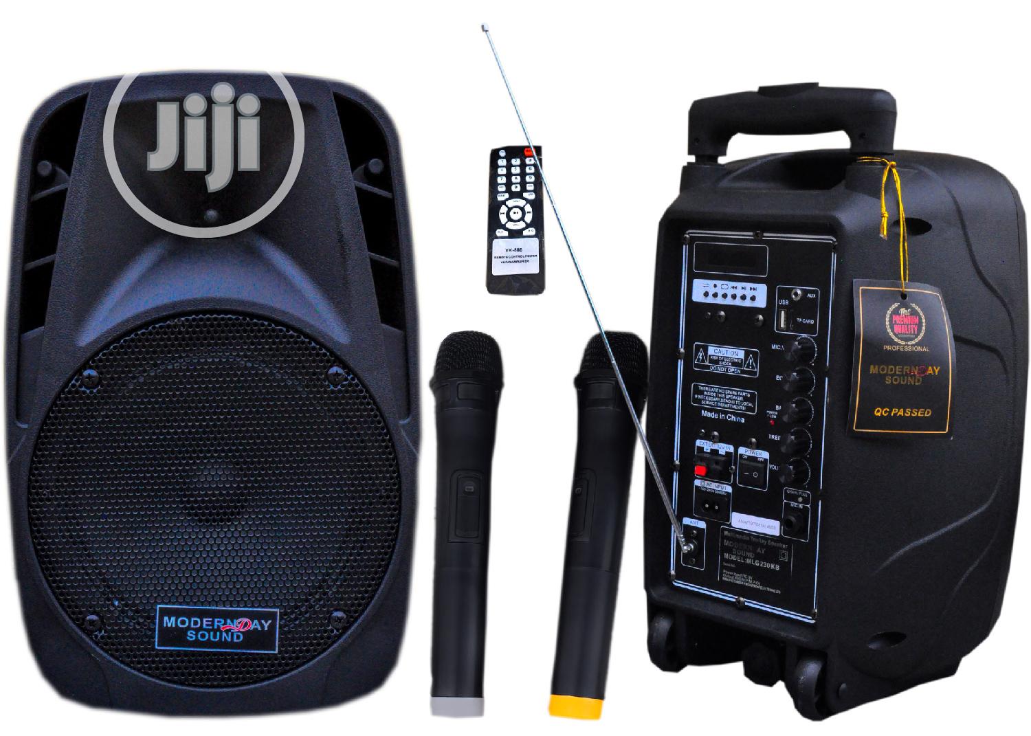 Portable Rechargeable Public Address System 8 Inches