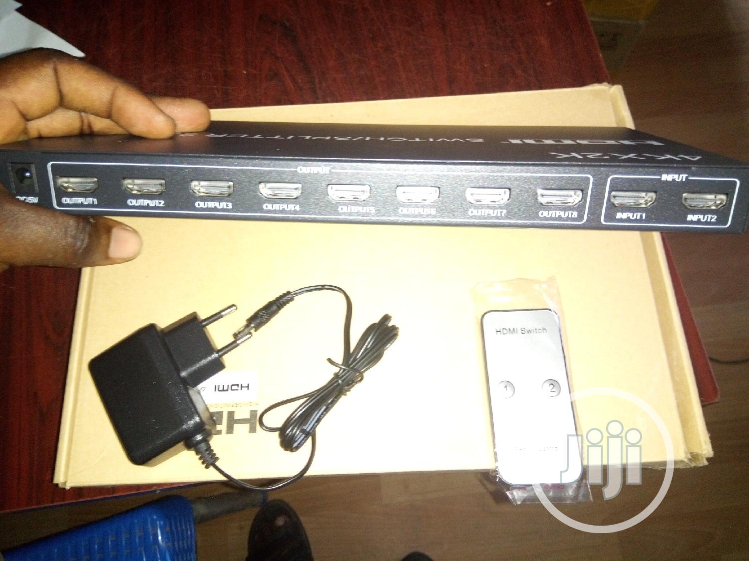 2×8 HDMI Splitter and Switcher
