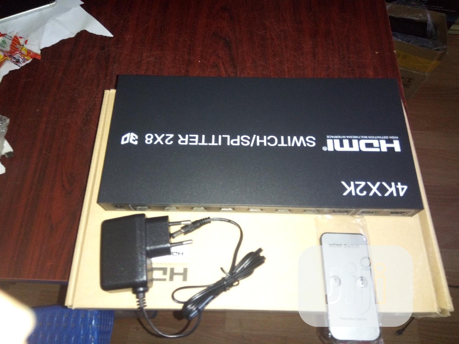 2×8 HDMI Splitter and Switcher