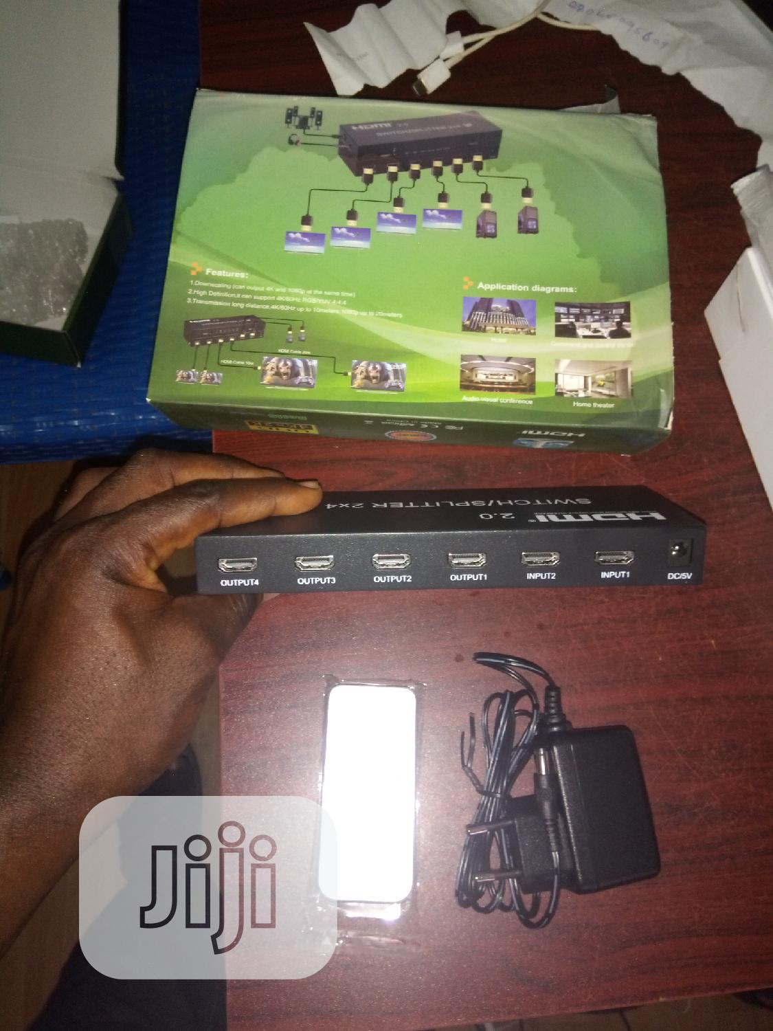 HDMI Splitter and Switcher 2×4