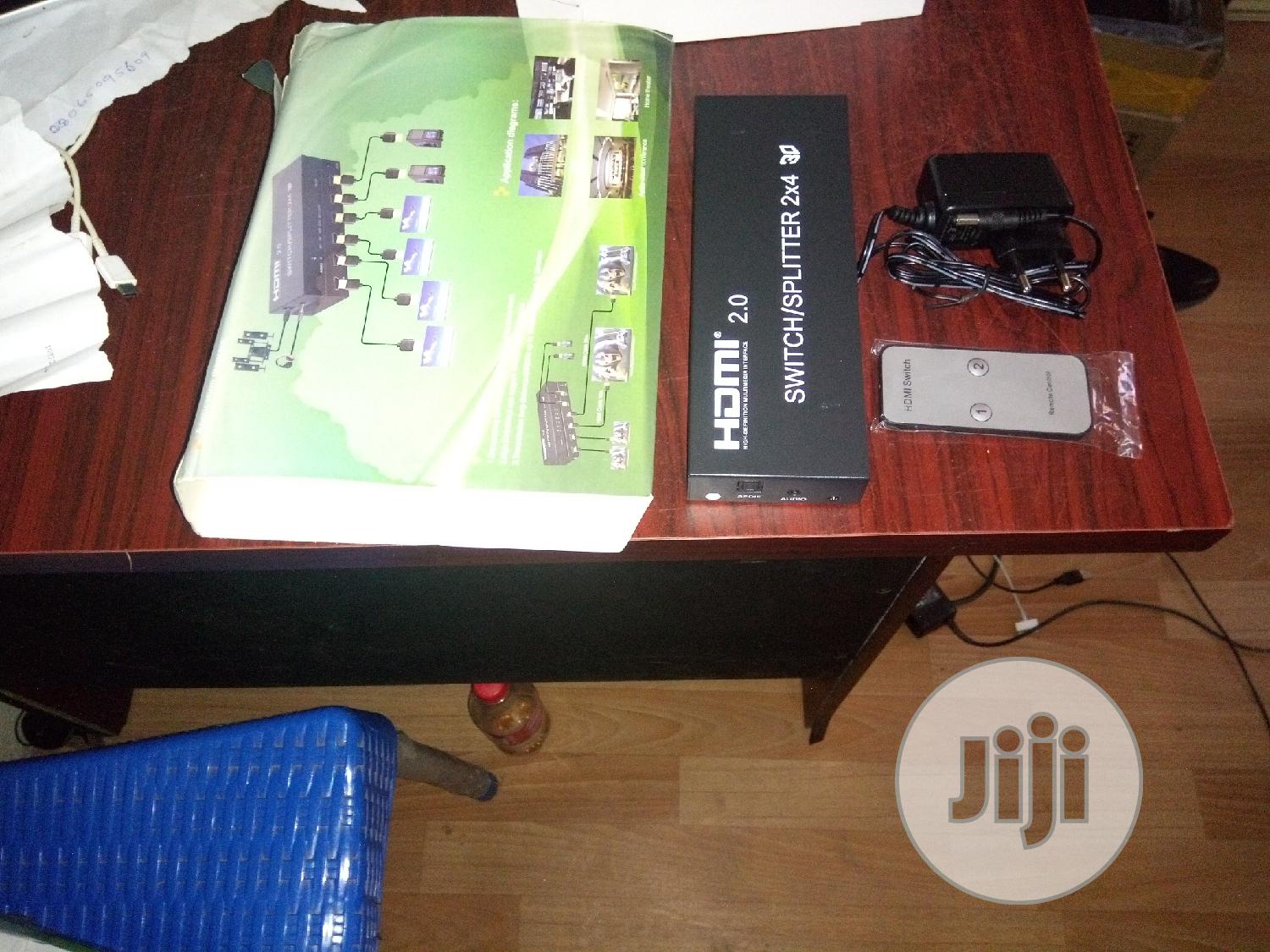 HDMI Splitter and Switcher 2×4