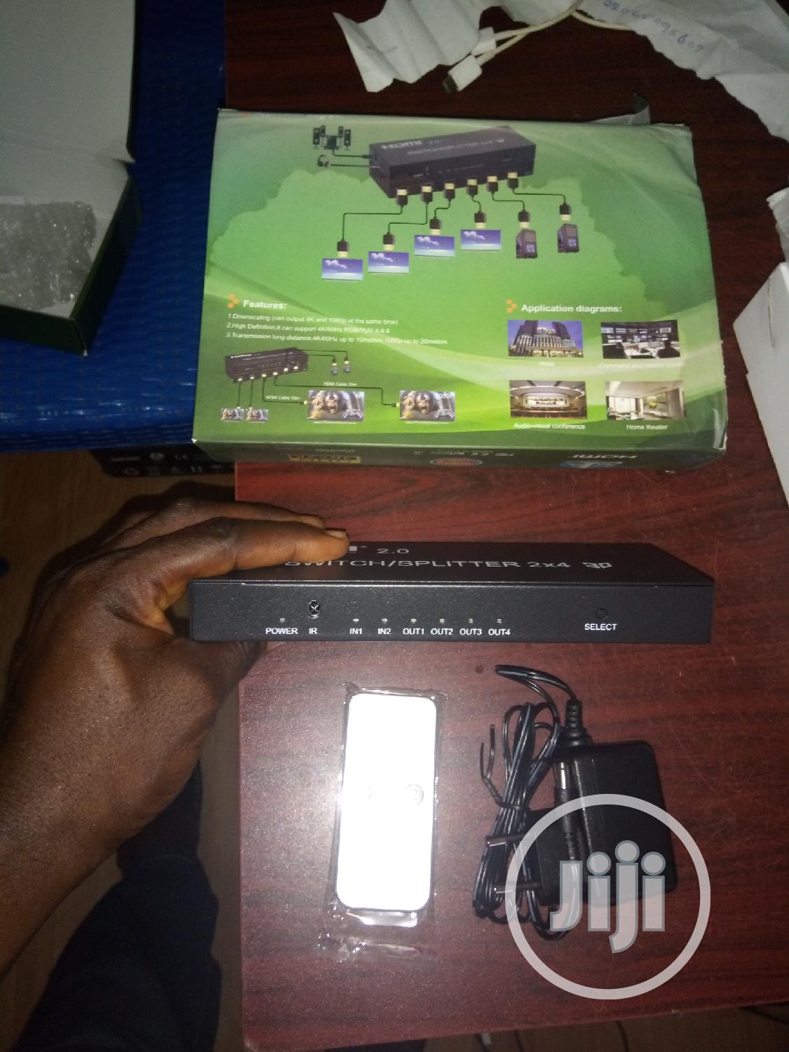 HDMI Splitter and Switcher 2×4
