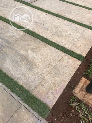 Spot Our Stripes Design Grass Rugs On Car Parks