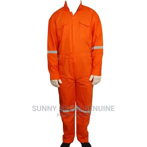 Orange & Grey Contractions Uniform