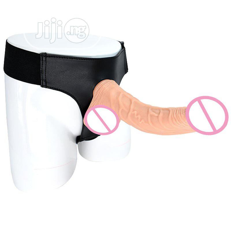 Silicone Black Dildo Pants Strap on Dildo