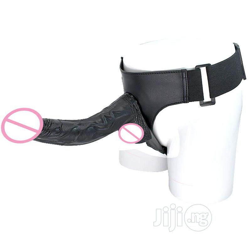 Black Dildo Strap On