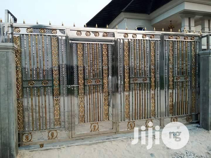 Stainless Steel Gate With Automatic Open and Remote Control