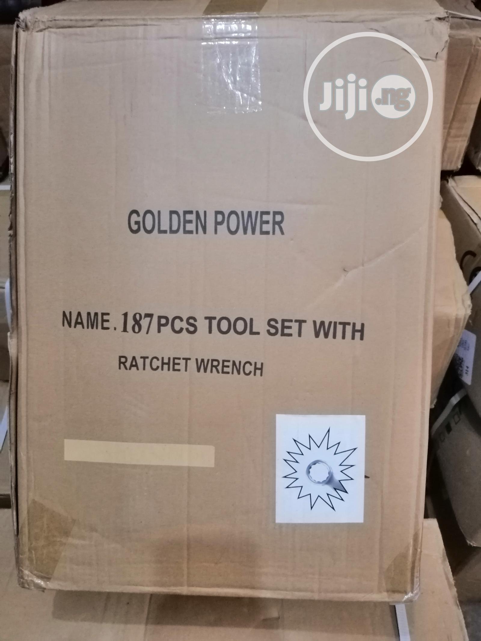 Golden Power 187pcs Tools Box Set
