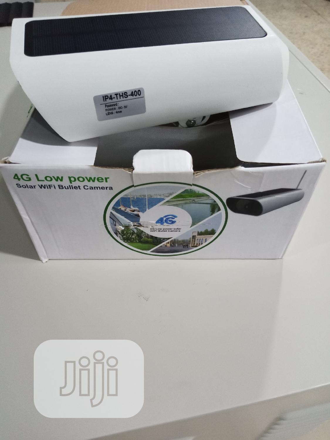 4G Solar Powered Wifi Bullet Camera With Night Vision