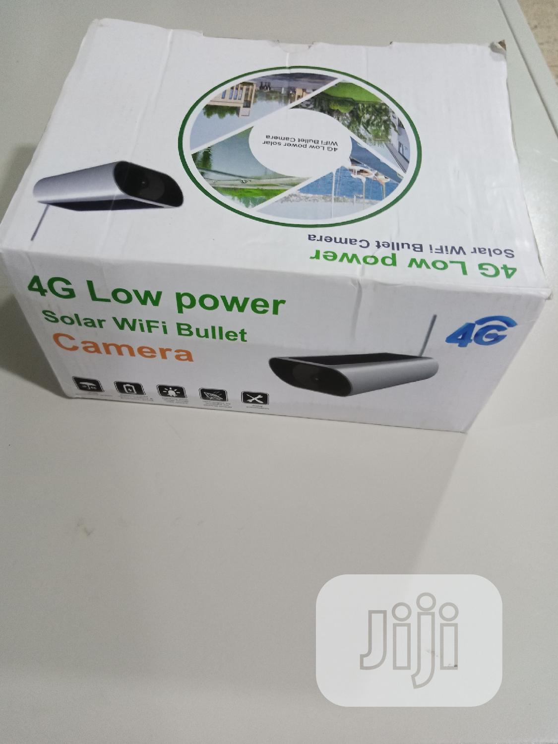 4G Solar Powered Wifi Bullet Camera With Night Vision
