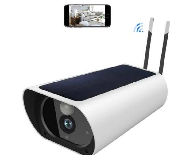 4G Solar Powered Wifi Bullet Camera With Night Vision