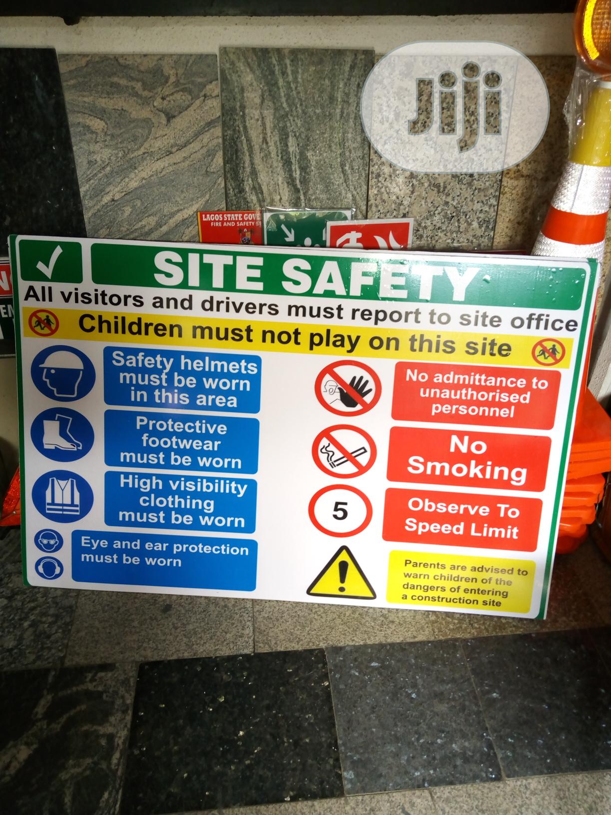 Site Safety Signage.