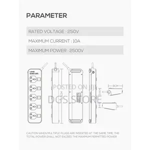 Ldnio Defende Sc5006 Universal Outlet Power Socket (2500W)