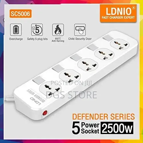Ldnio Defende Sc5006 Universal Outlet Power Socket (2500W)