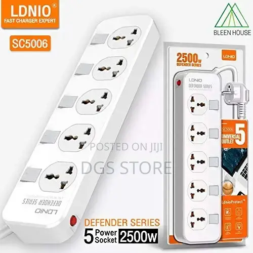 Ldnio Defende Sc5006 Universal Outlet Power Socket (2500W)