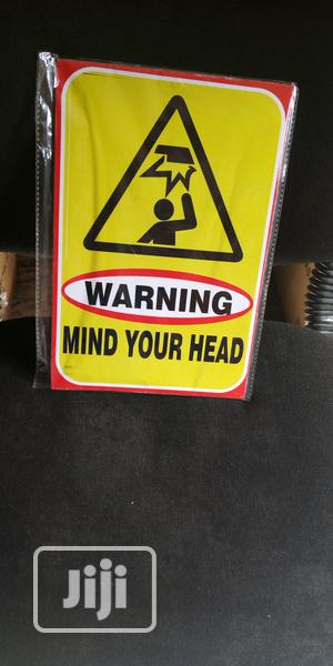 Mind Your Head Signage.