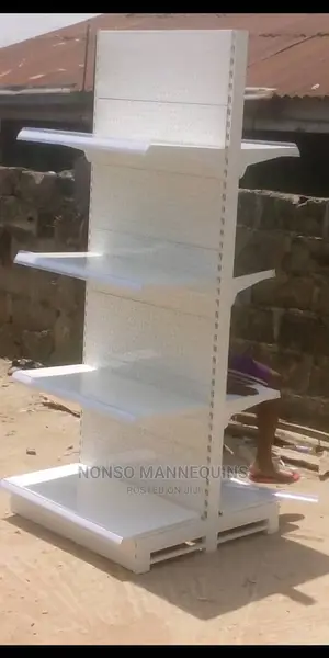 Double Sided Supermarket Display Shelves