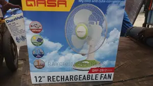Qasa Table Top Rechargeable Fan 12inches