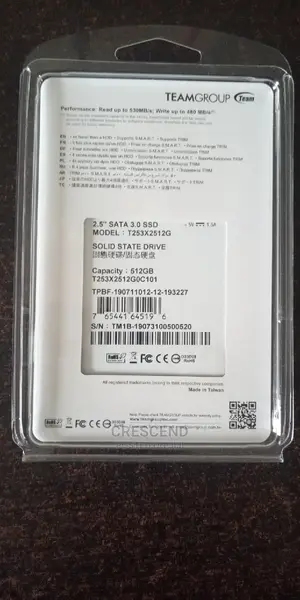 512 SSD Solid State Drive Team Group