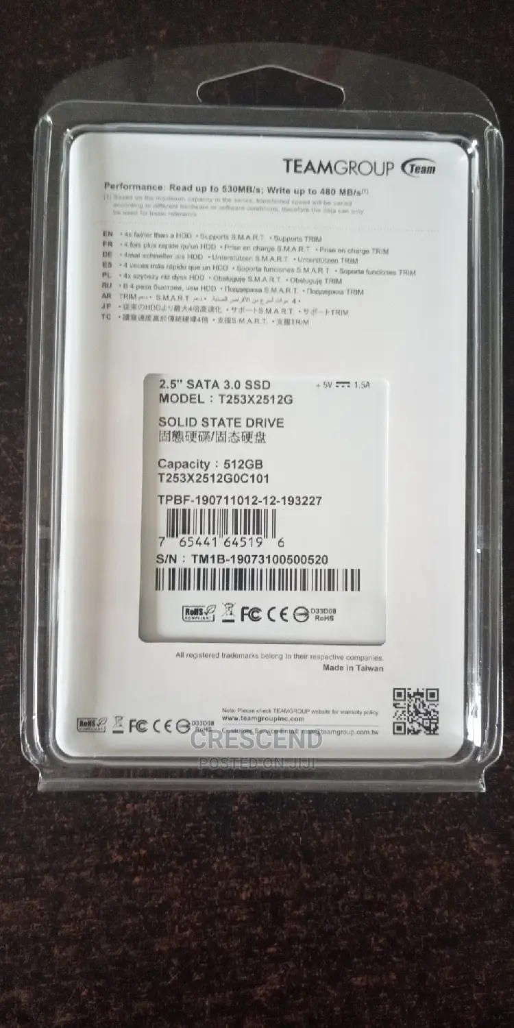 512 SSD Solid State Drive Team Group