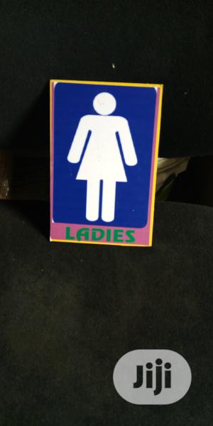 Ladies Toilet Signage