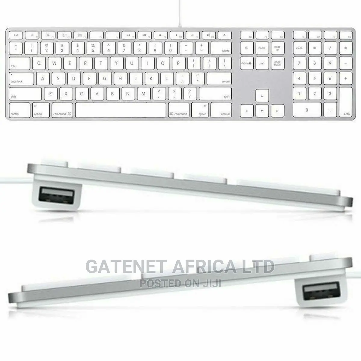 Apple Aluminum USB Wired Keyboard