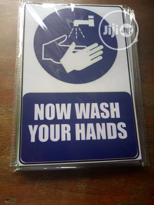 Wash Your Hand Signage.