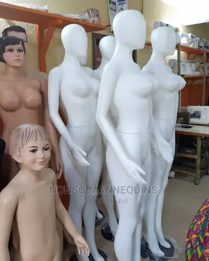 Whitr Abstract Face Display Model Mannequinsss