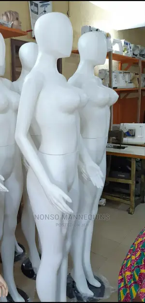 Whitr Abstract Face Display Model Mannequinsss