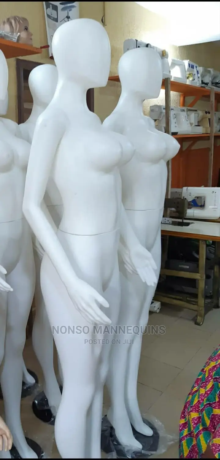 Whitr Abstract Face Display Model Mannequinsss